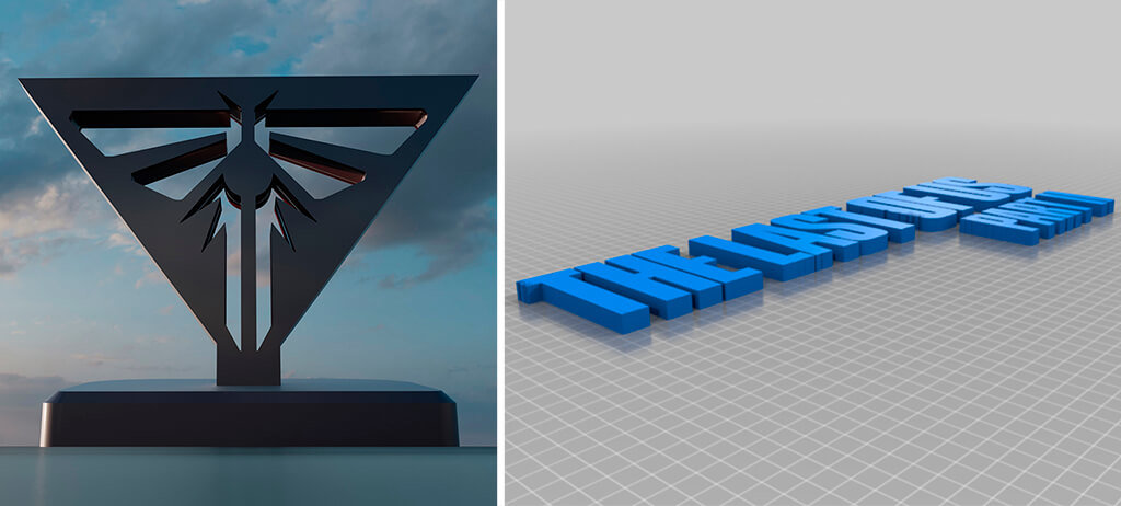 Last of Us Firefly logo for 3D printing