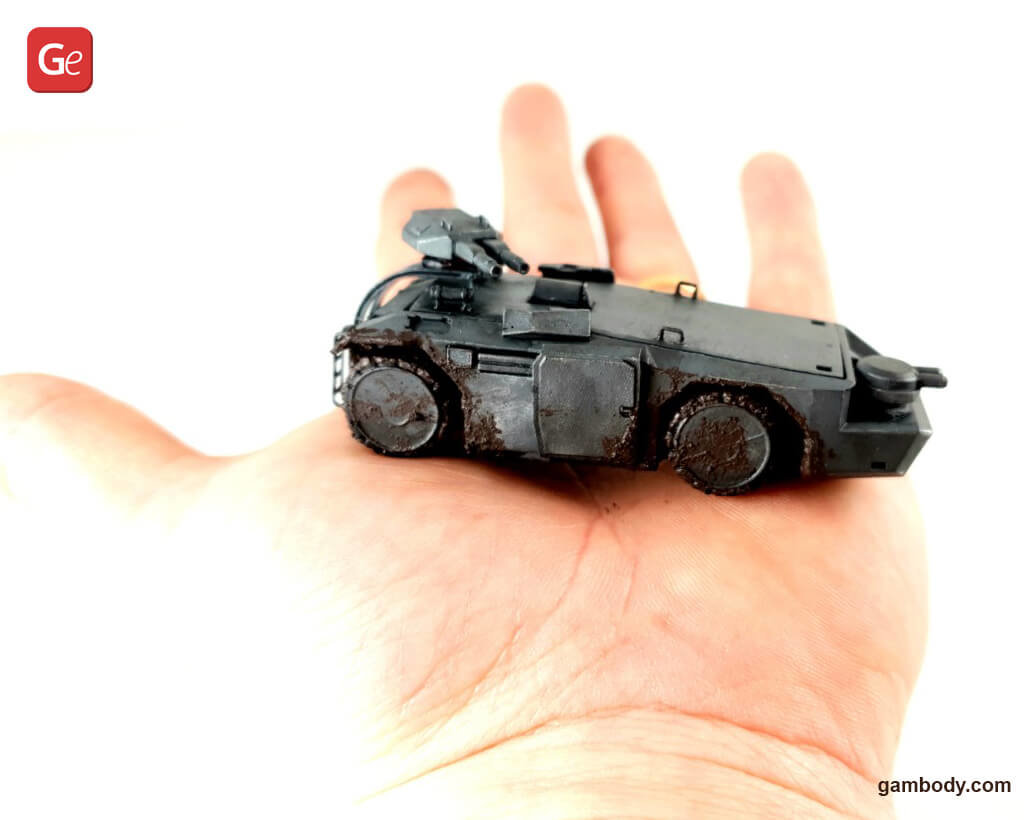 M577 Armoured Personnel Carrier 3D printed model