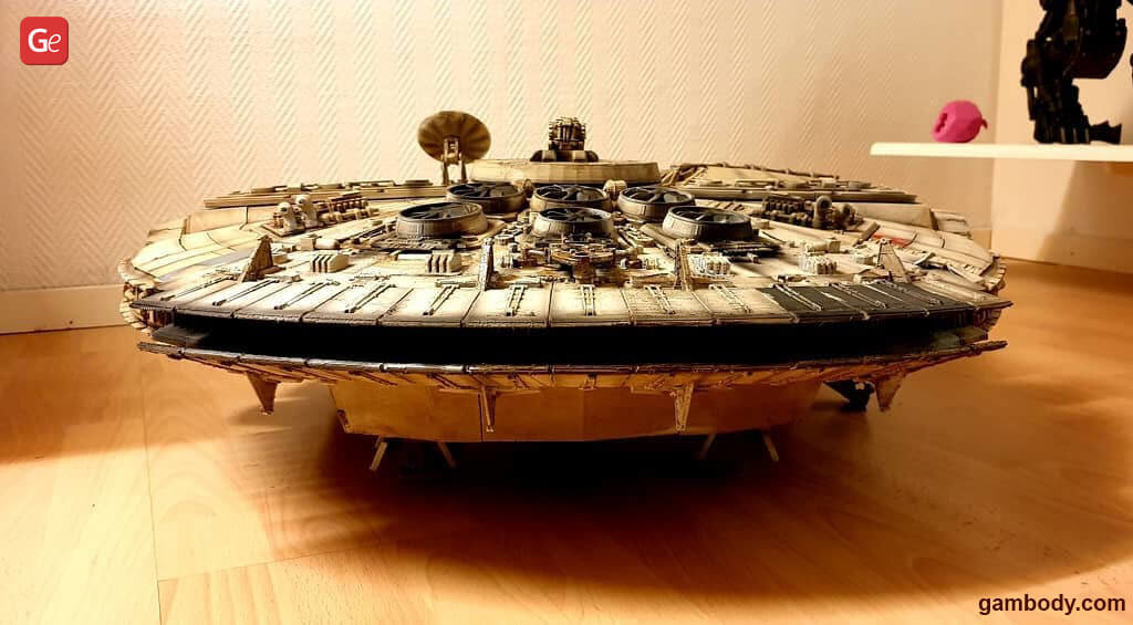 Top Star Wars 3D printed models Millennium Falcon ship