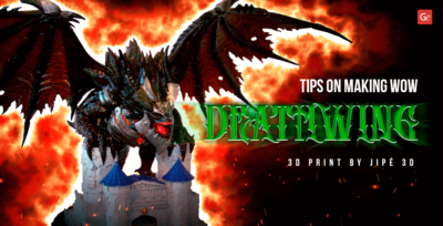 Spectacular WoW Deathwing 3D Print: Tips on Making Destroyer Figure by Jipé 3D