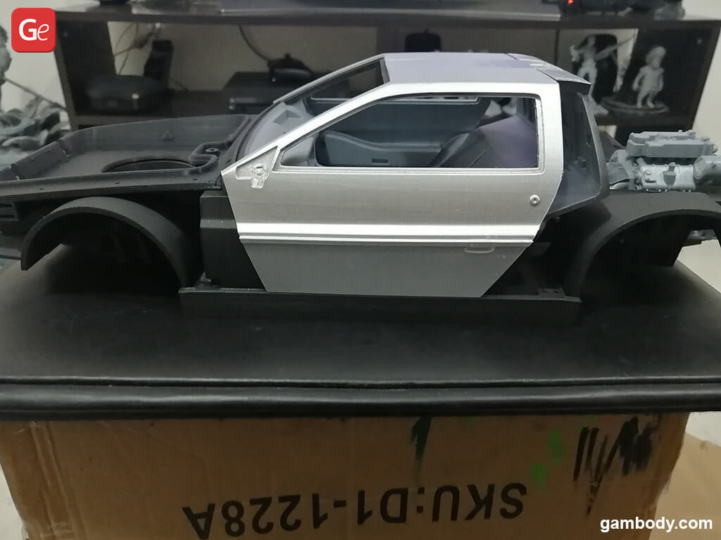 DeLorean car best 3D prints