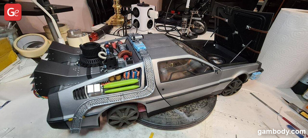 DeLorean time machine 3D printed vehicle