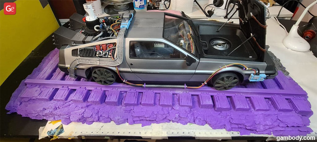 DeLorean 3D print projects