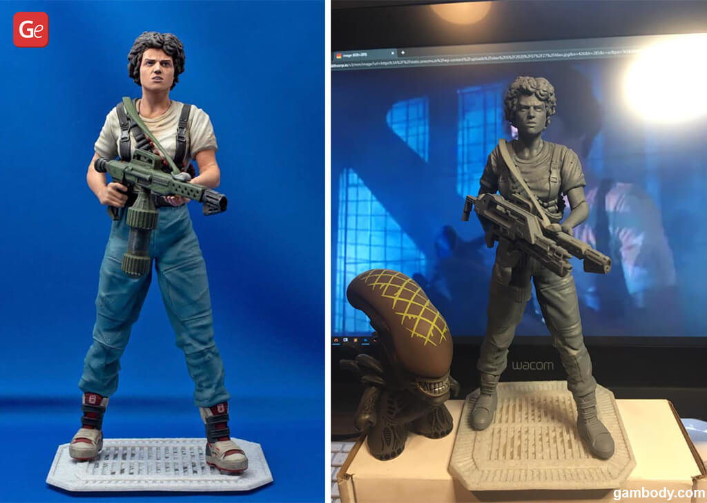 Ellen Ripley figurine best 3D prints