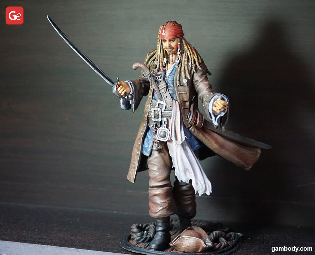 Jack Sparrow cool things you can 3D print