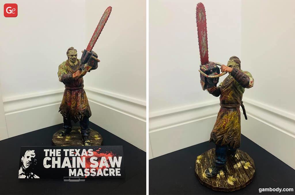 Leatherface 3D printed human monsters