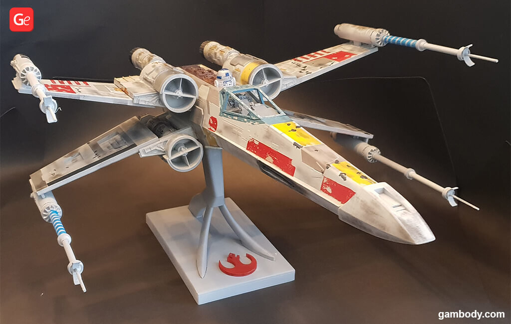 Mandalorian Season 2 X-wing fighter 3D printing models