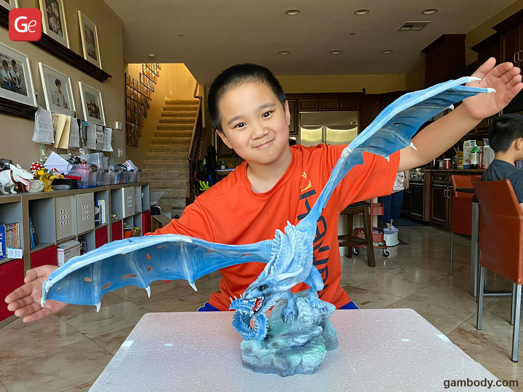 Viserion Ice dragon 3D print projects