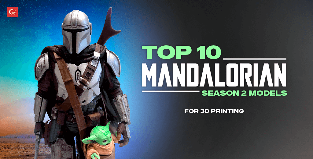 Mandalorian 3D model STL files from Season 2