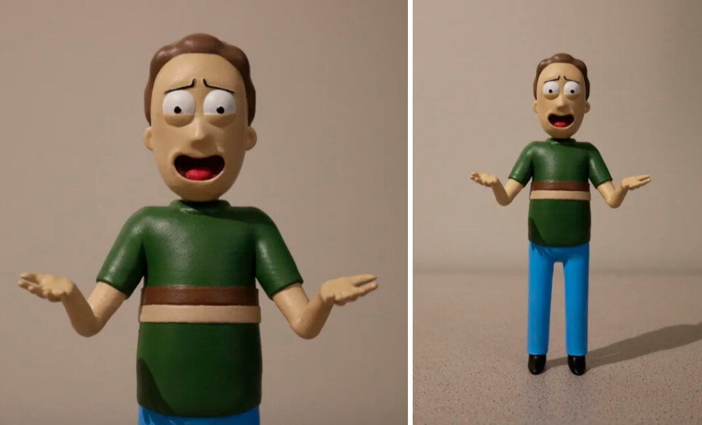 Jerry Smith figure for 3D printing from Rick and Morty