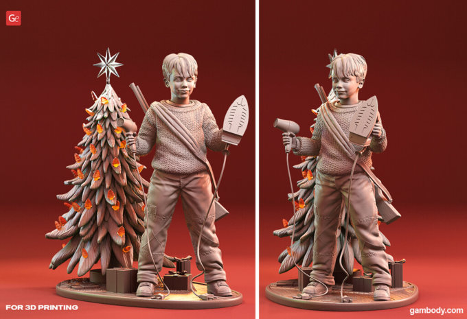 3D Printed Gifts and Ideas for - Kevin McCallister Figurine Gambody 680x465