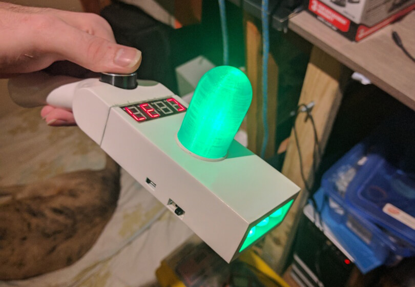 Rick and Morty portal gun 3D print