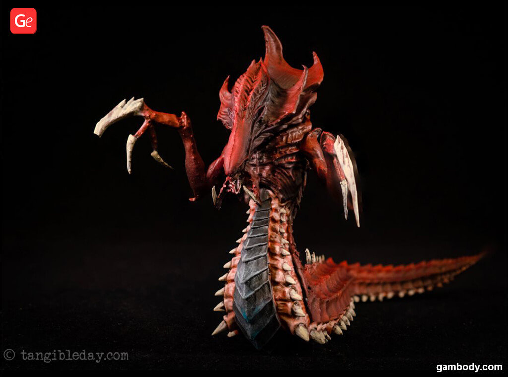 3D printed StarCraft Hydralisk figure