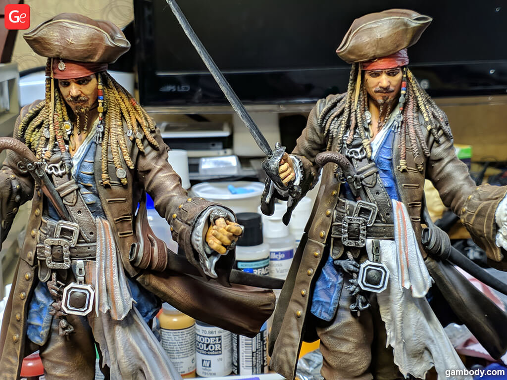 Captain Jack Sparrow pirate 3D print