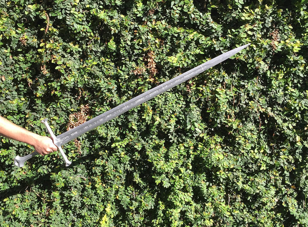 Aragorn's sword replica 3D print