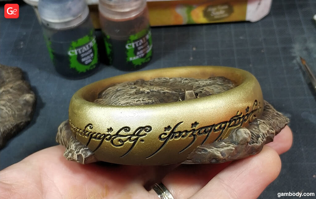 The One Ring from Lord of the Rings 3D printing model