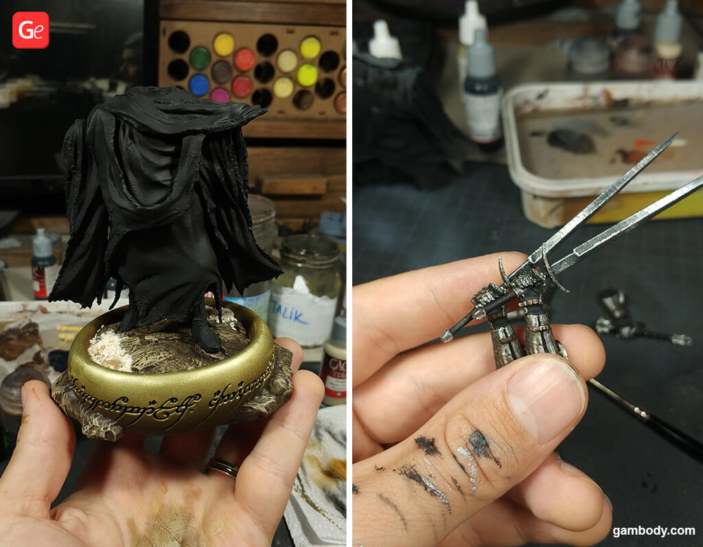 Painting Nazgul 3D print model