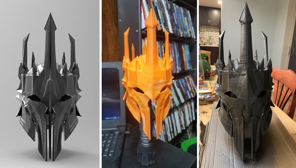 3D Printed Lord of the Rings Figures with STL Files