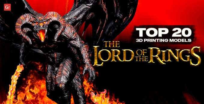 3D Print 20 Lord of the Rings 3D Models, Miniatures and Figurines (LOTR STL Files)