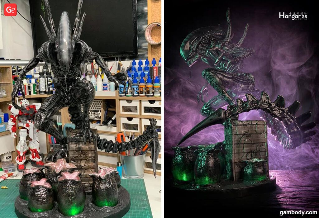 3D printed Xenomorph