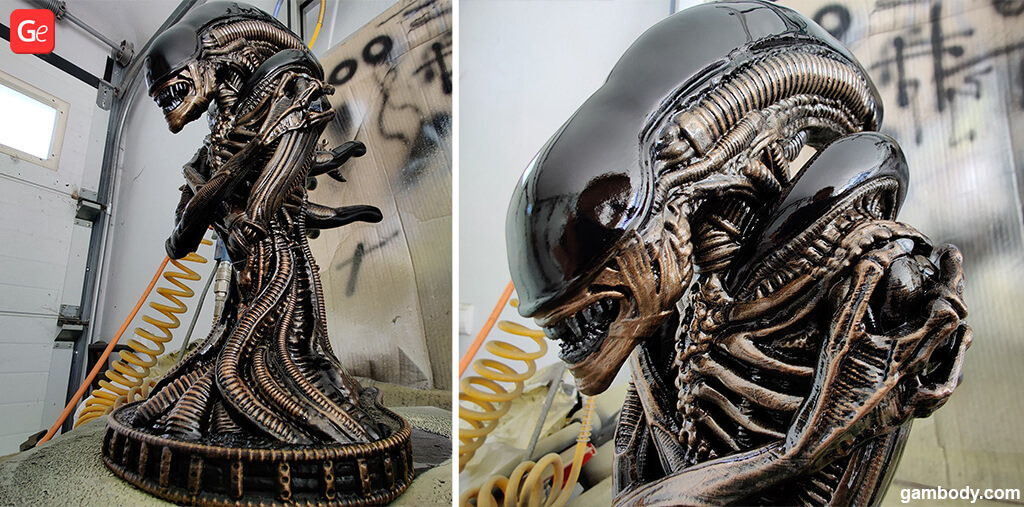 3D alien model