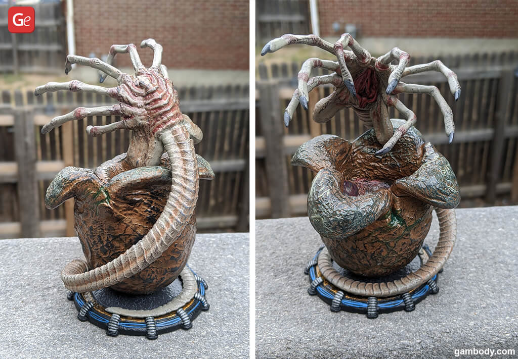 3D printed facehugger