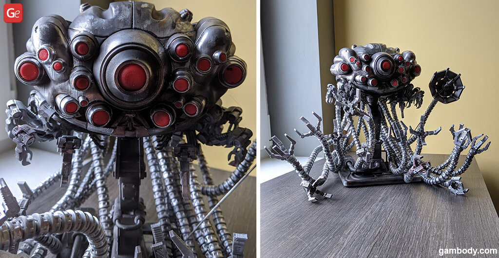 3D print Sentinel model from the Matrix