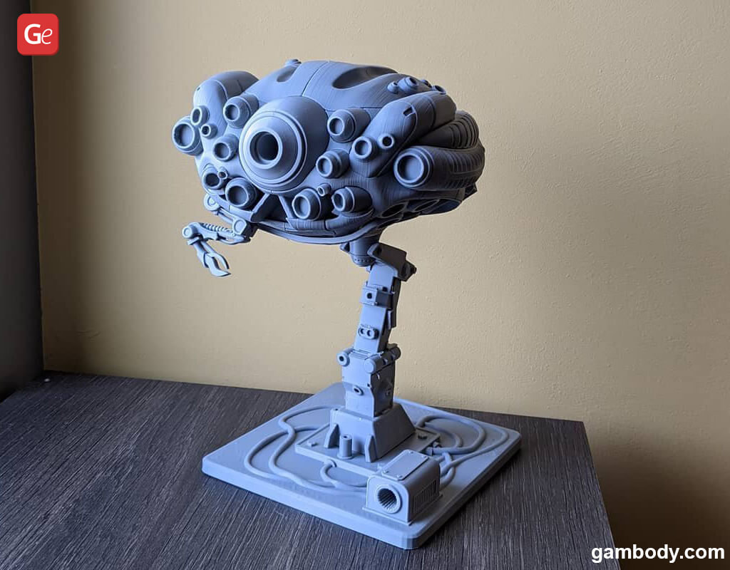 3D printed base for Matrix Sentinel machine model