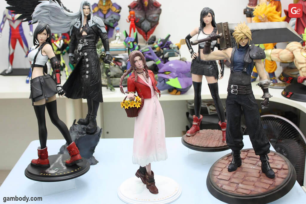 FF7 3D printed figures