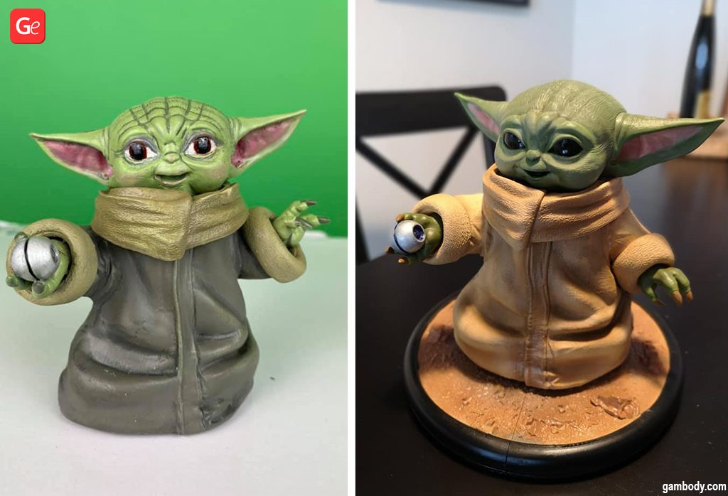 Baby Yoda 3D print