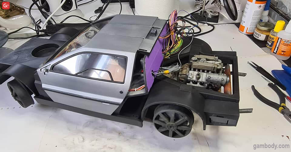 DeLorean time machine 3D printing model