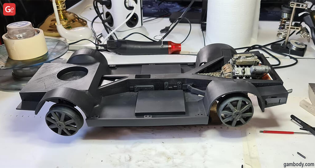 DeLorean 3D printing model