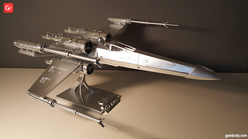 X-Wing Starfighter 3D print best Star Wars ships 