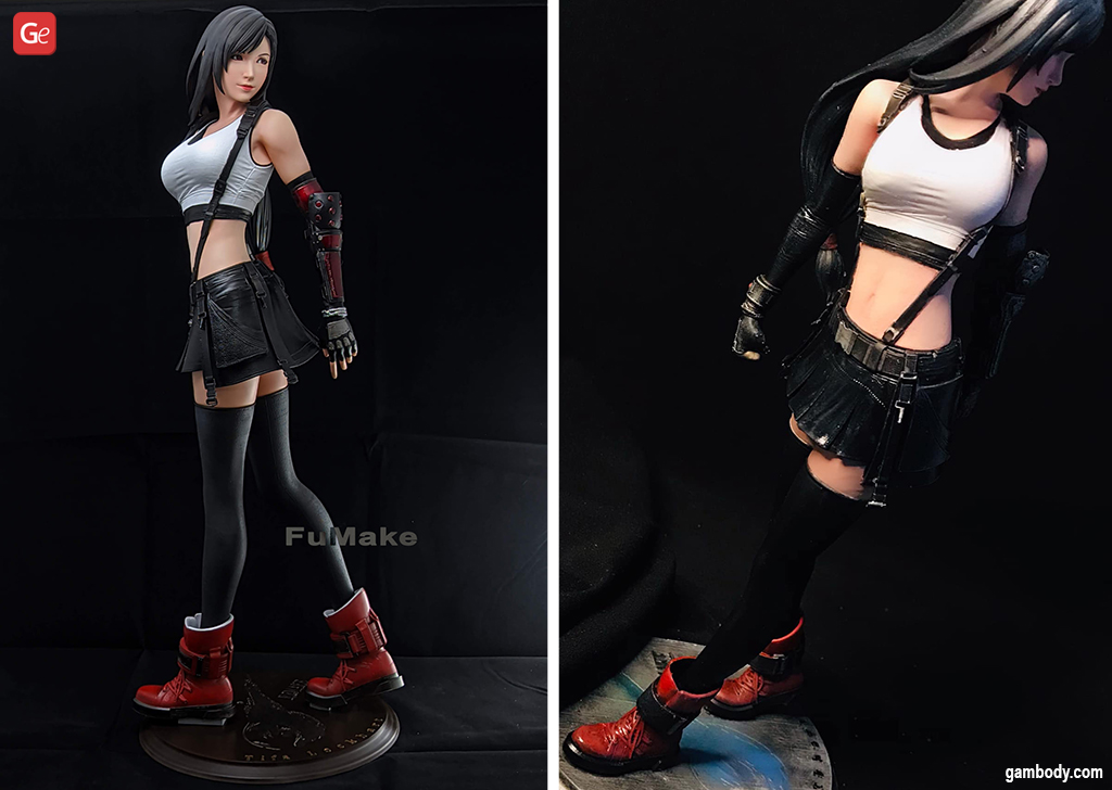 Tifa Lockhart FF7 Remake 3D printed figure