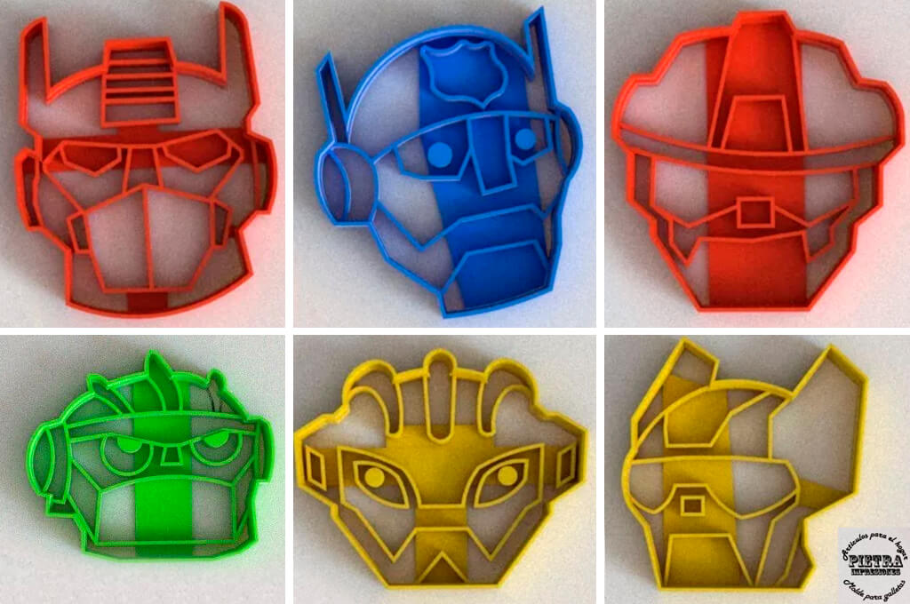 3D printed Transformers parts