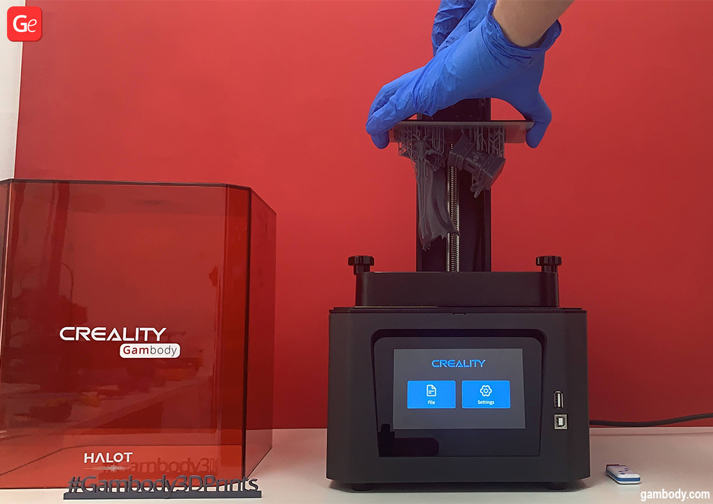 Creality Halot-One Resin 3D Printer Unboxing and Testing