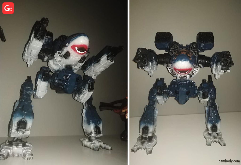 BattleTech Mad Cat MkII 3D printed model