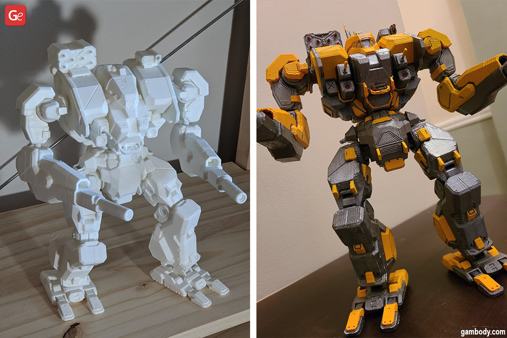 BattleTech 3D printer files MWO War Hammer