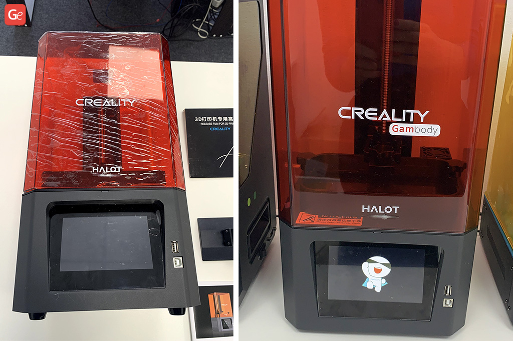 Assembled Creality Halot-One CL-60 resin 3D printer