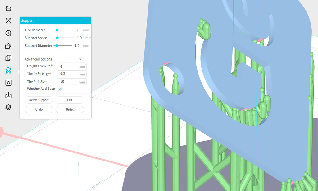 Halot Box slicer Support