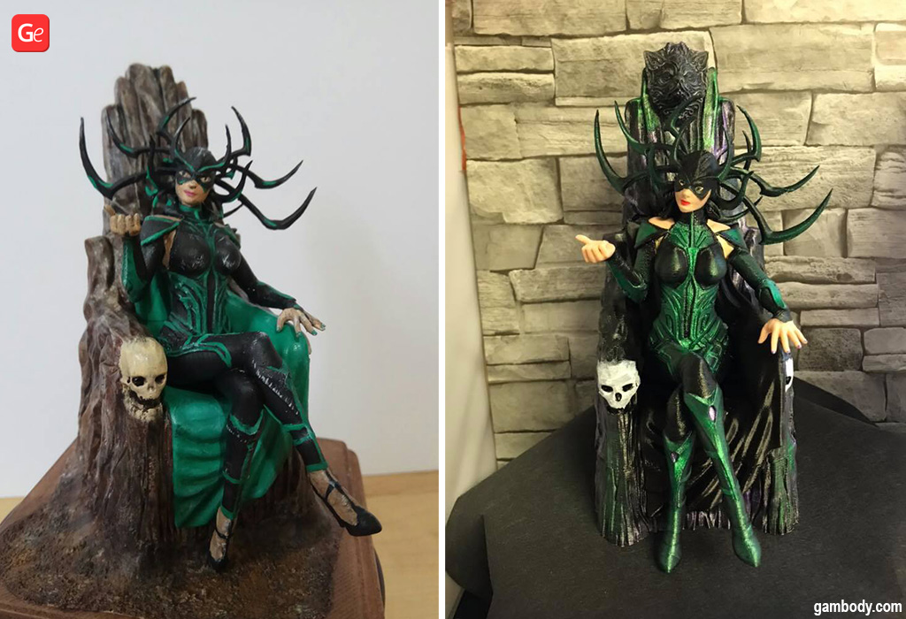 3D printed Marvel figures