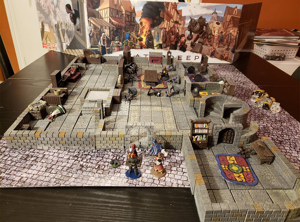 DnD Props for a 3D Printed Dungeons and Dragons Game (D&D)