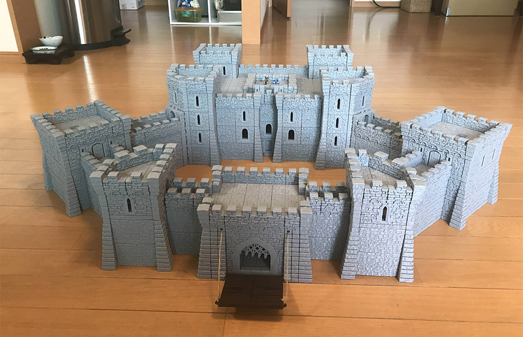 D&D props 3D printed fortress
