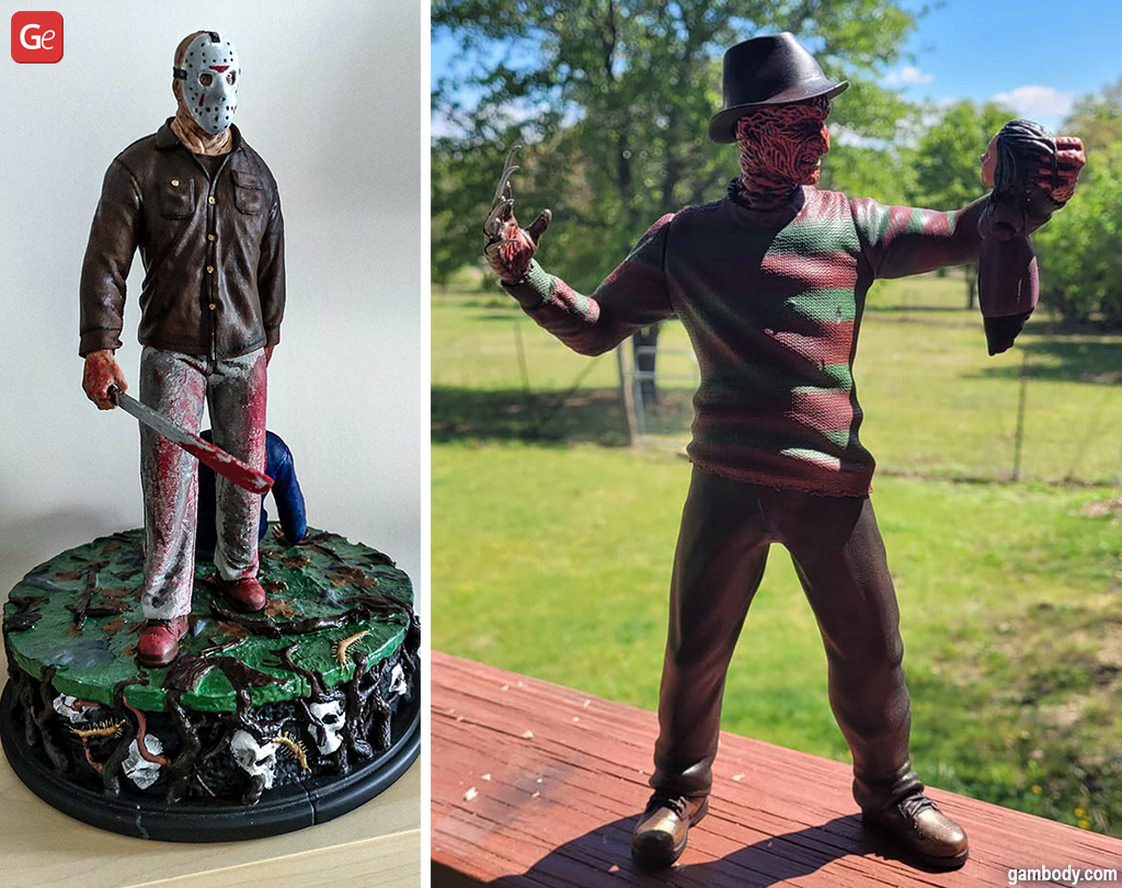 Horror movie 3D prints