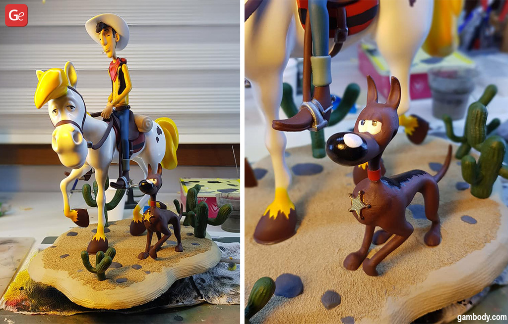 Lucky Luke easy 3D printing ideas