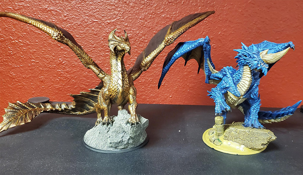 D&D dragon 3D prints