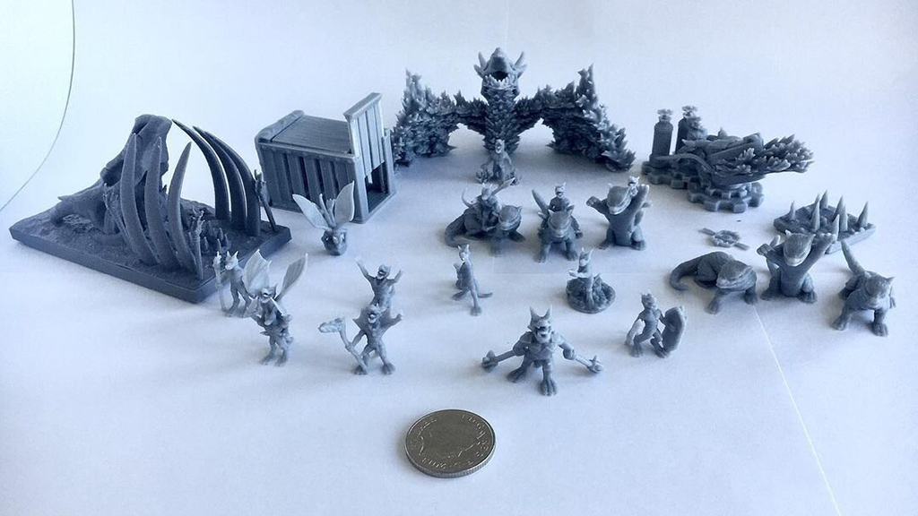 3D printed DnD pieces