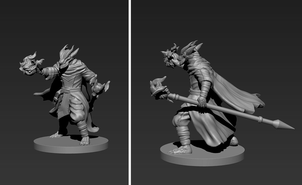 Dragonborn DnD 3D printing model
