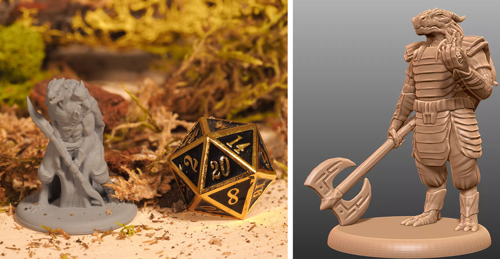 Dnd dragonborn props you can 3D print