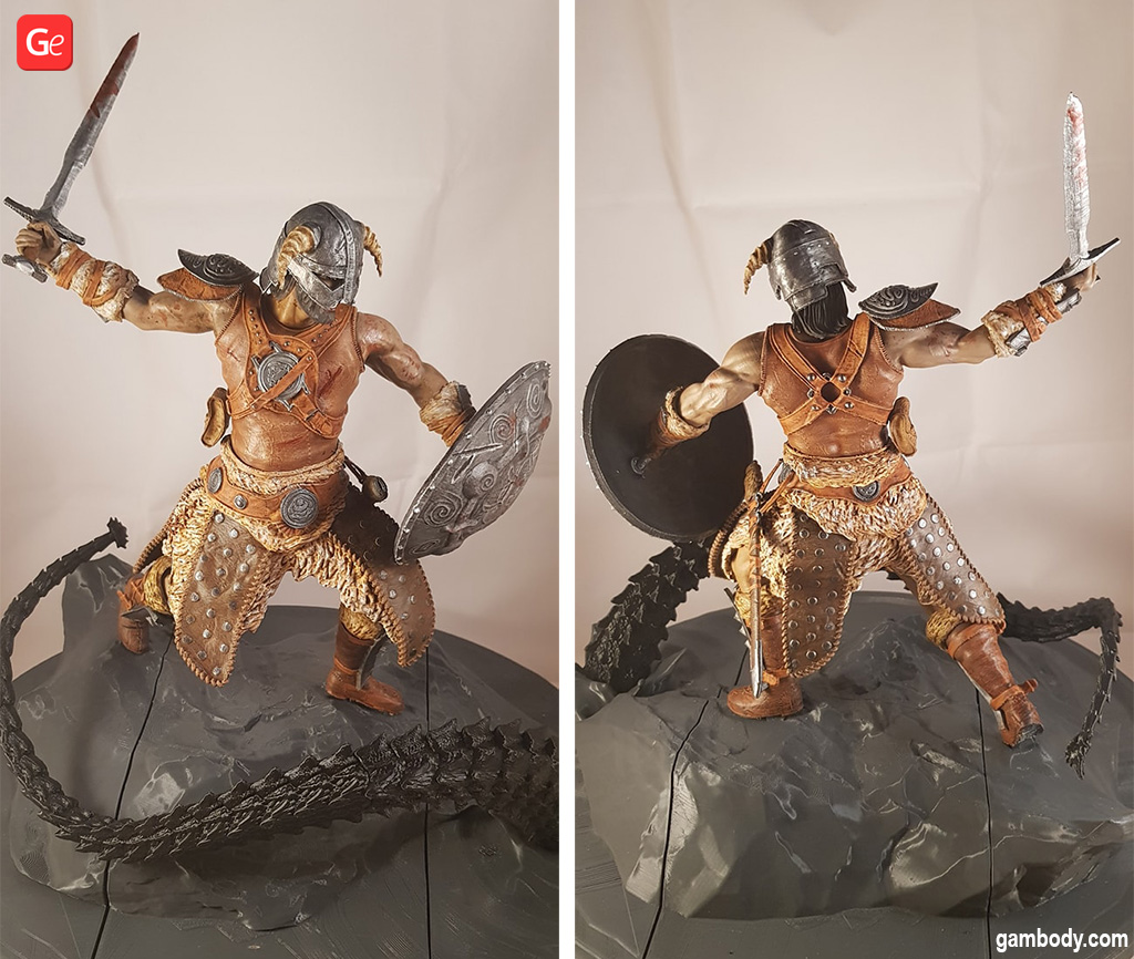 DnD Skyrim dragonborn 3D print